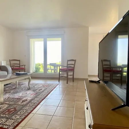 Logement Pour 4 Personnes Avec Vue Panoramique Sur La Baie De Somme アパート